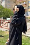 Gözde Elbise-Siyah Siyah