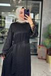 Gülperi Elbise-Siyah Siyah