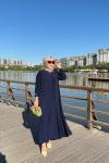 Gülşen Elbise Lacivert Lacivert