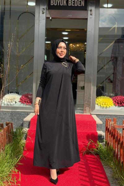 İlda Elbise Siyah Siyah