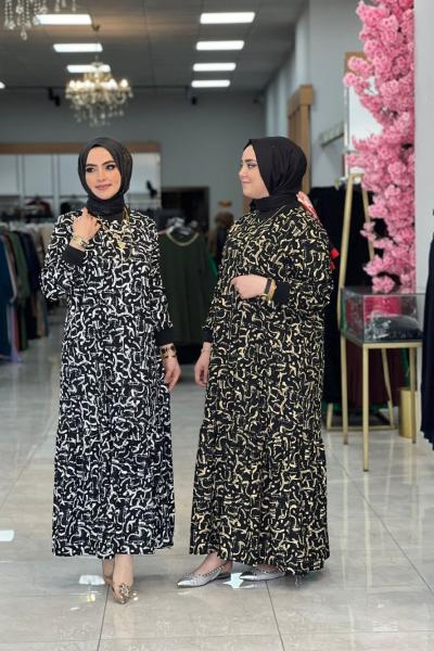 İnci Elbise Altın Altın Sarısı