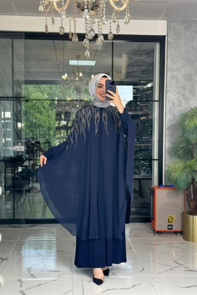 Lara Abaya-Lacivert Lacivert