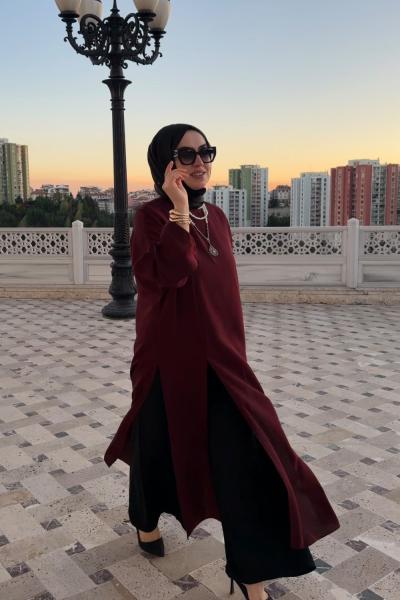 Layan Tunik Bordo Bordo