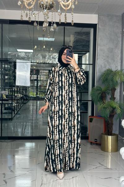 Lenna Uzun Gömlek-Gri Gri