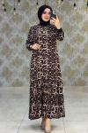 Leopar Desen Elbise Leopar