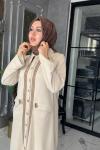 Meral Pantolon Takım Taş Taş Rengi