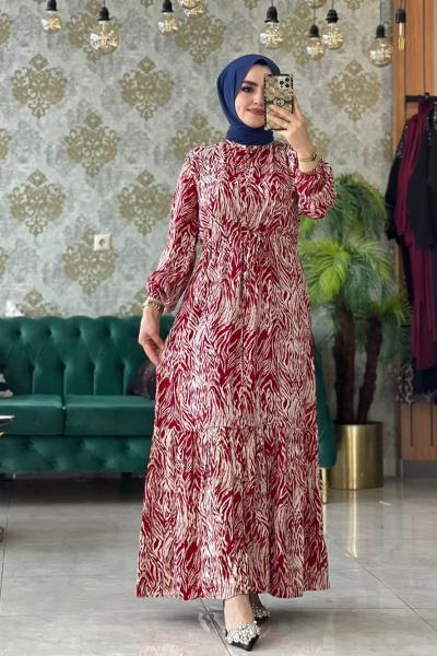 Meryem Elbise Kırmızı Kırmızı