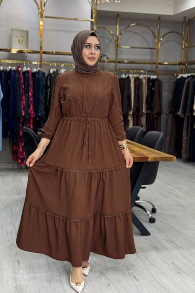 Meryem Elbise Kahverengi Kahverengi