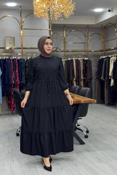 Meryem Elbise Siyah Siyah