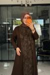 Meyra Elbise Kahverengi Acı Kahve