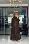 Meyra Elbise Kahverengi Acı Kahve