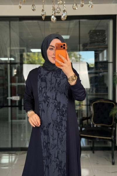 Meyra Elbise Lacivert Lacivert