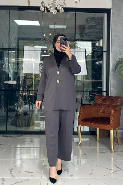 Modern Ceket Takım Antrasit Antrasit