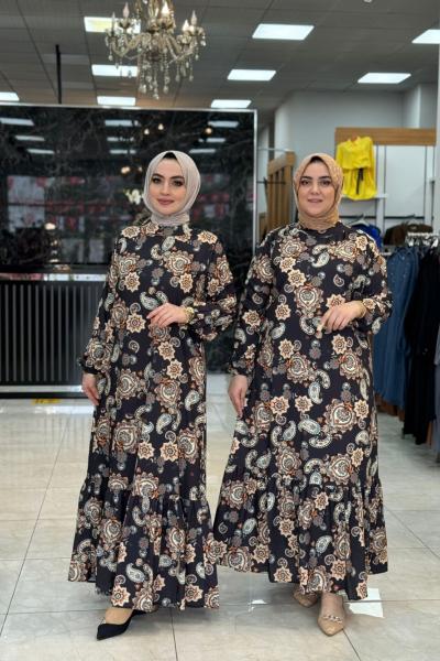 Neva Elbise Siyah Siyah