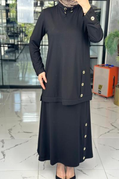 Nimet Etek Takım-Siyah Siyah