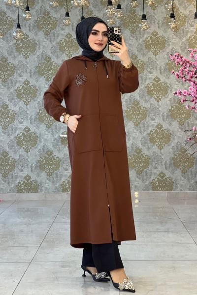 Nuran Kap Kahverengi Kahverengi