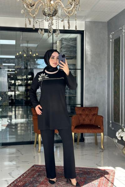 Öngü Takım Siyah Siyah