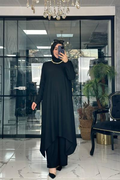 Övgü Takım Siyah Siyah