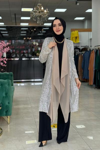 Özge İçli Dışlı Takım Vizon Vizon