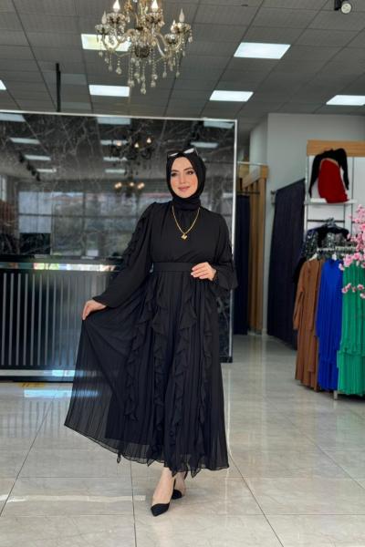 Peri Elbise Siyah Siyah