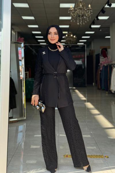 Rana Tasarım Takım Siyah Siyah