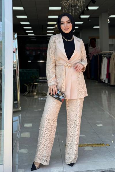 Rana Tasarım Takım Bej Bej