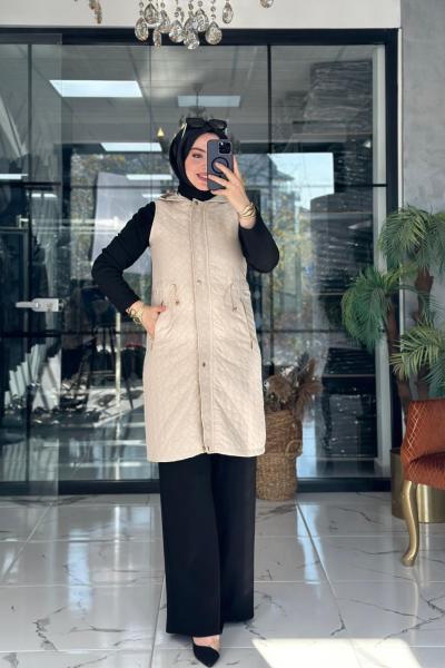 Reva Yelek Taş Taş Rengi