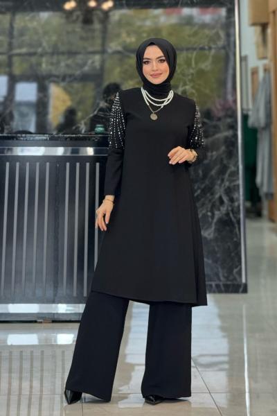 Safir Takım Siyah Siyah