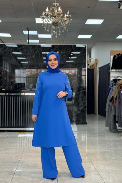 Safir Takım Saks Mavisi Saks Mavisi