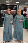 Selma Elbise Mint Yeşili Mint Yeşili