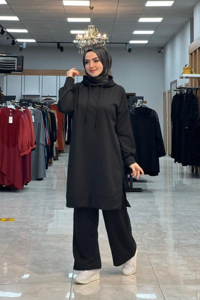 Selvi Takım Siyah Siyah