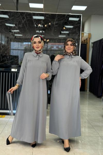 Sema Elbise Gri Gri