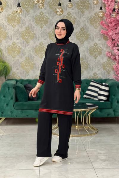 Senem Takım Kırmızı Kırmızı