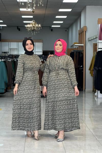 Serap Elbise İndigo mavi indigo