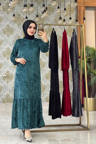 Seren Elbise Petrol Yeşili Petrol Yeşili