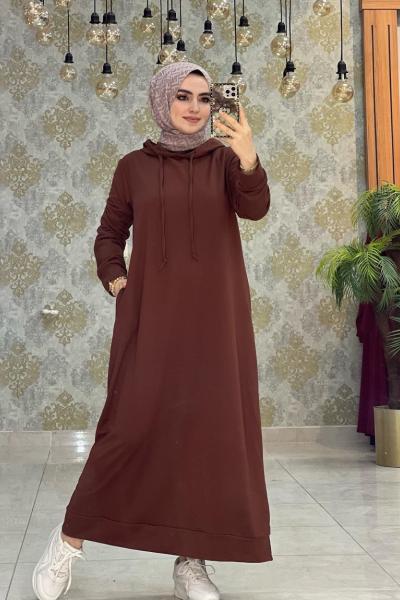 Serra Elbise Kahverengi Kahverengi