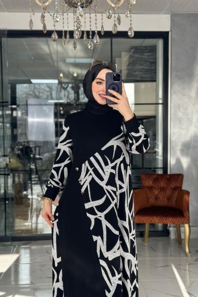 Silay Elbise-Beyaz Beyaz