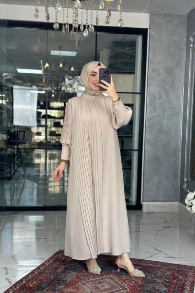 Sümeyye Elbise-Taş Taş Rengi