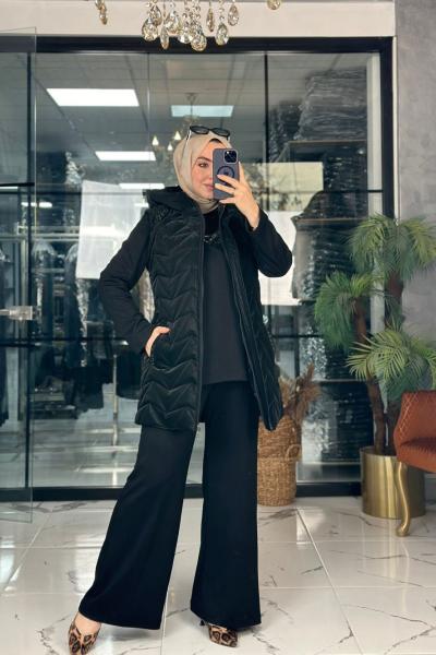 Taşlı Spor Takım Siyah Siyah