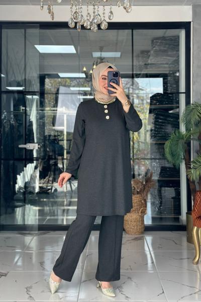 Yazel Takım Antrasit Antrasit