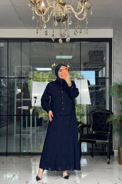 Yazgı Üçlü Takım Lacivert Lacivert