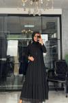Yelda Elbise Siyah Siyah