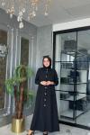 Yeşim Elbise Siyah Siyah