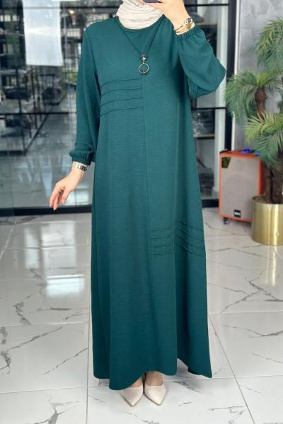 Yıldız Elbise-Haki Haki