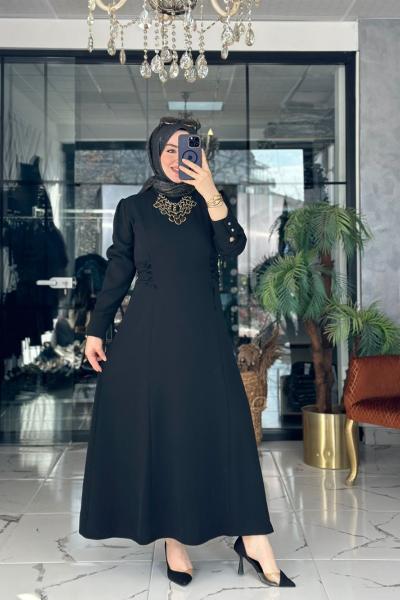 Zarif Elbise Siyah Siyah