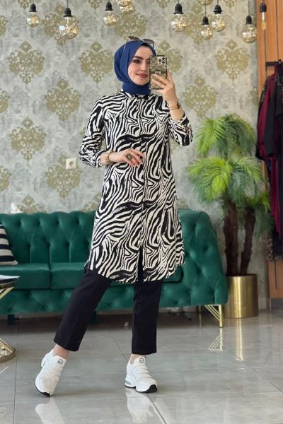 Nade Elbise Siyah Siyah