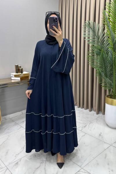 Abaya Ferace Lacivert  Lacivert