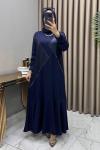 Afra Abiye Elbise Lacivert  Lacivert