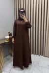 Ahsen Elbise Kahve Kahverengi