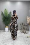 Alev Cepli Elbise Leopar Leopar